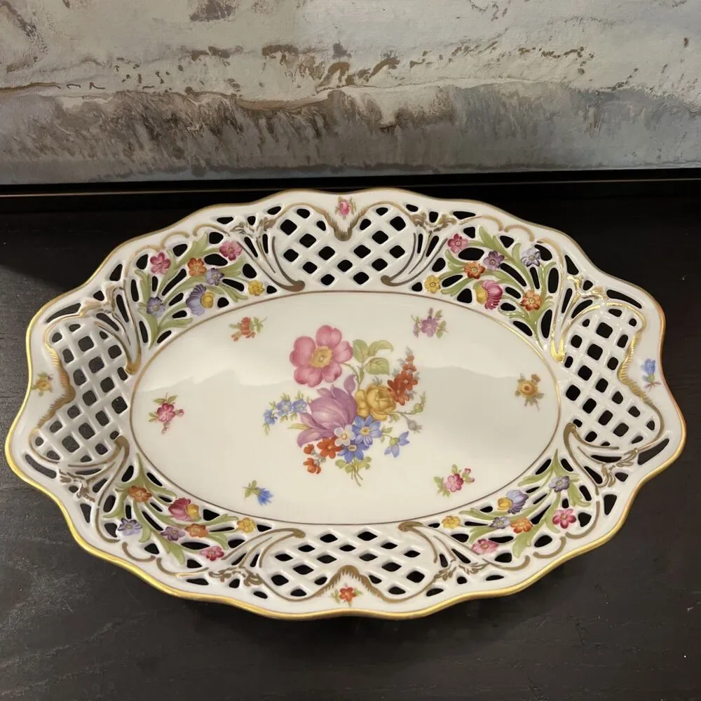 VTG Oscar de la Renta Royale Fine China Salad Dessert Plate West Germany